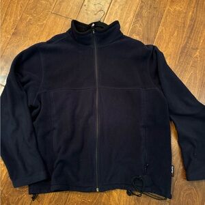 Eddie Bauer Men's Dark Blue Fleece Jacket